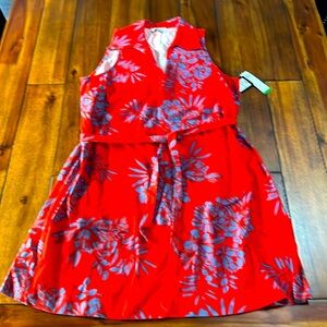 Linen printed Dress, NWT size L